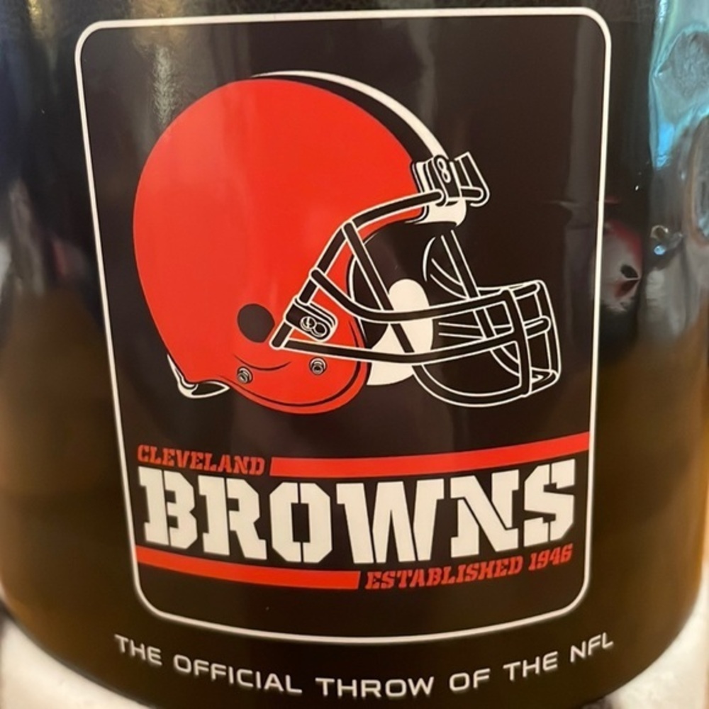 NFL Fleece Throw- BROWNS
